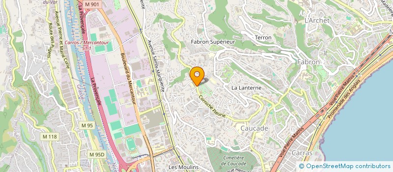 localisation de l'entreprise MADAME RENATA MARSARO à NICE