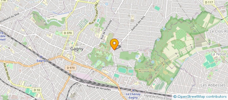 localisation de l'entreprise MADAME RENATA MARYLLES PEREIRA DOS SANTOS à GAGNY