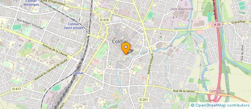 localisation de l'entreprise MADAME RENATA SILVA GALVAO  COLMAR