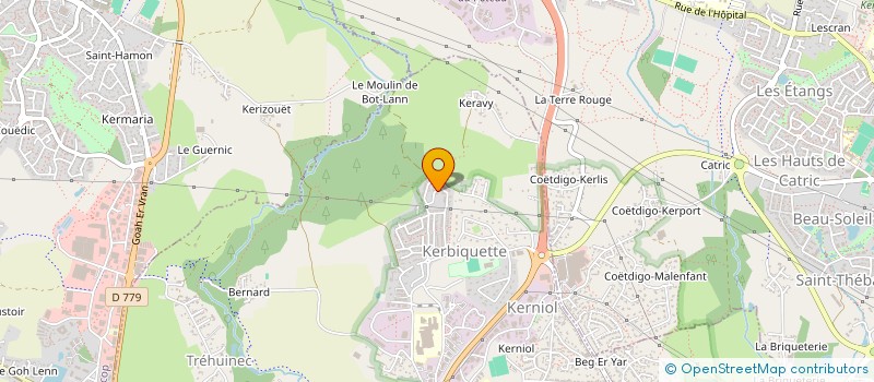 localisation de l'entreprise MADAME RENATA STAUFFER à VANNES