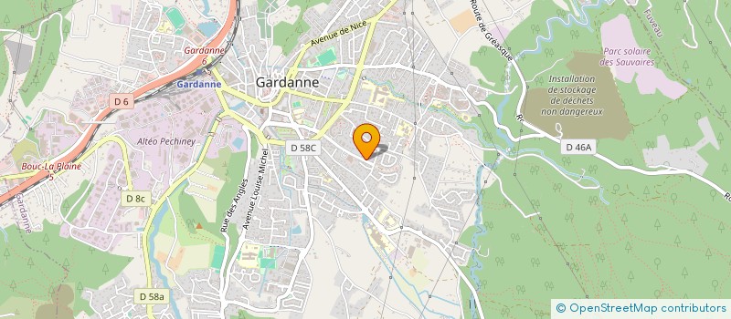 localisation de l'entreprise MADAME RENATA VENTURI  GARDANNE