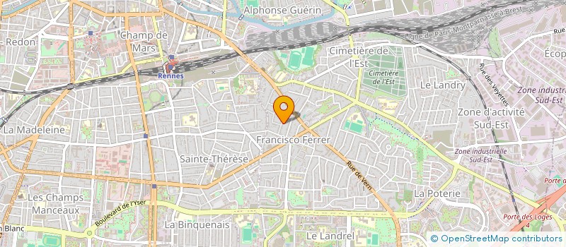 localisation de l'entreprise MADAME RENATE GERDA PRECHTL  RENNES