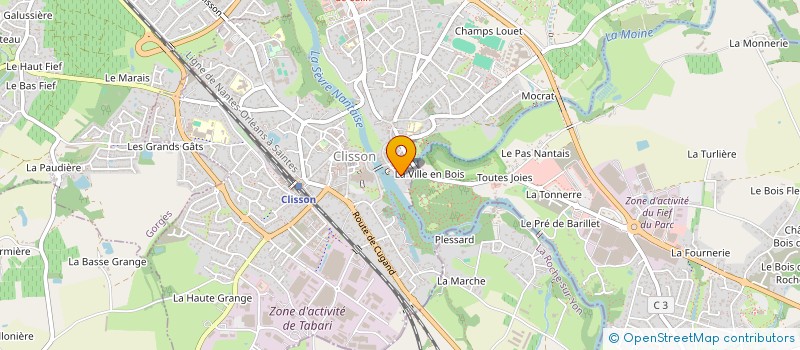 localisation de l'entreprise MADAME RENATE SCHAEFER à CLISSON