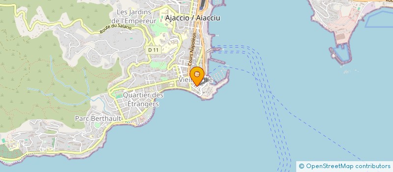 localisation de l'entreprise MADAME RENATE THOMIRE LEDUC à AJACCIO
