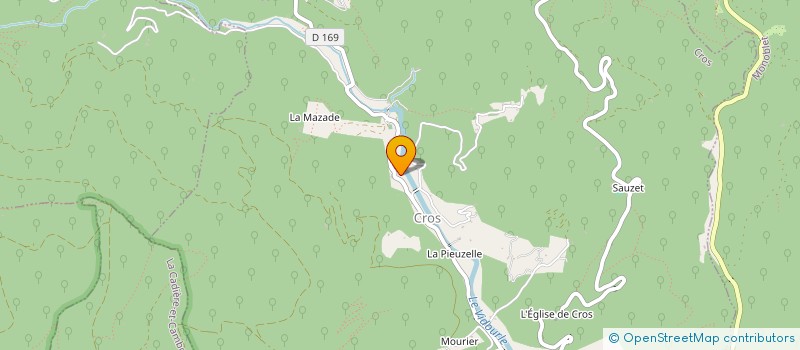 localisation de l'entreprise MADAME RENAUDE GIRAUD  CROS