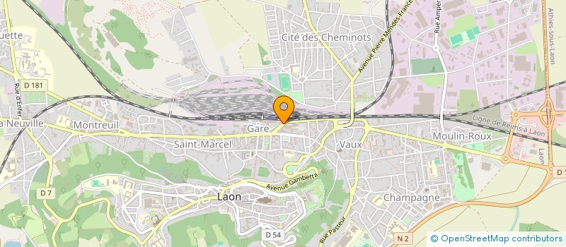 localisation de l'entreprise MADAME RENE ALLENIC à LAON