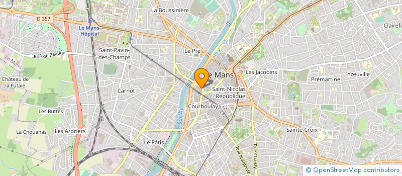 localisation de l'entreprise MADAME RENE CARTER à LE MANS