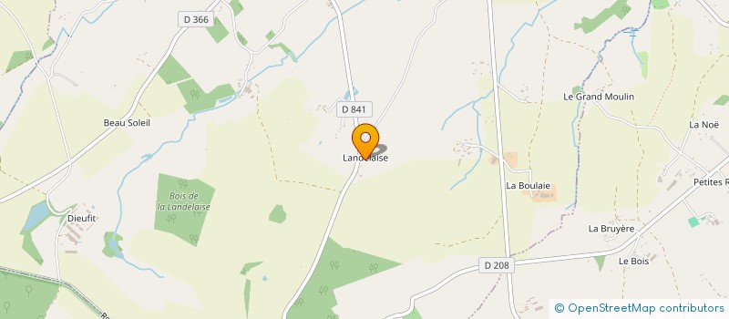 localisation de l'entreprise MADAME RENE COUGE à BELLOU-EN-HOULME