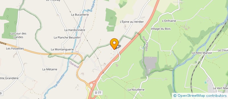 localisation de l'entreprise MADAME RENE MARIE  THEREVAL