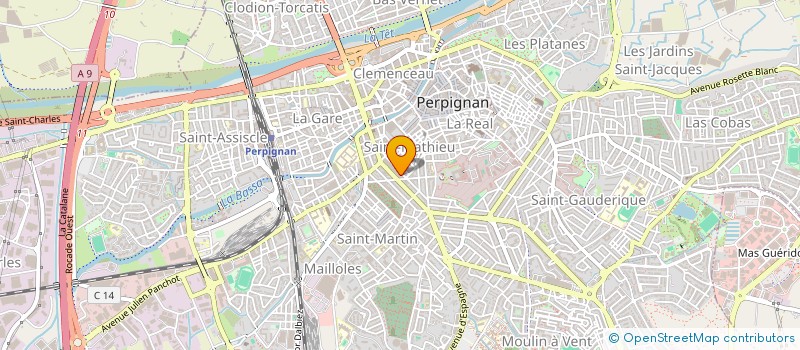 localisation de l'entreprise MADAME RENE ROCHIER  PERPIGNAN