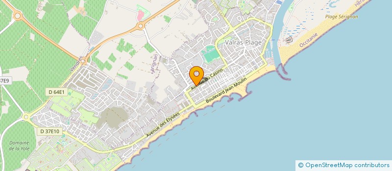 localisation de l'entreprise MADAME RENEE AHMED  VALRAS-PLAGE