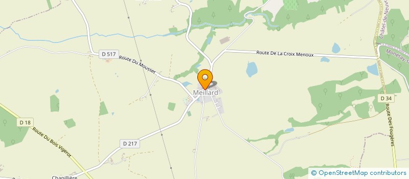 localisation de l'entreprise MADAME RENEE AMY  MONTORD