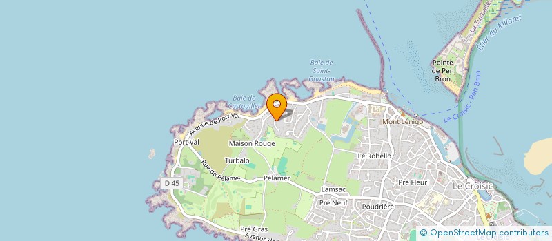 localisation de l'entreprise MADAME RENEE AOUSTIN  LE CROISIC