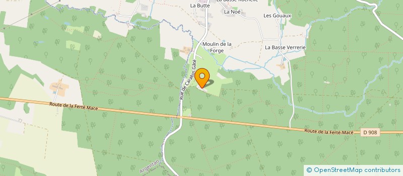 localisation de l'entreprise MADAME RENEE BARATTE à DOMFRONT-EN-POIRAIE