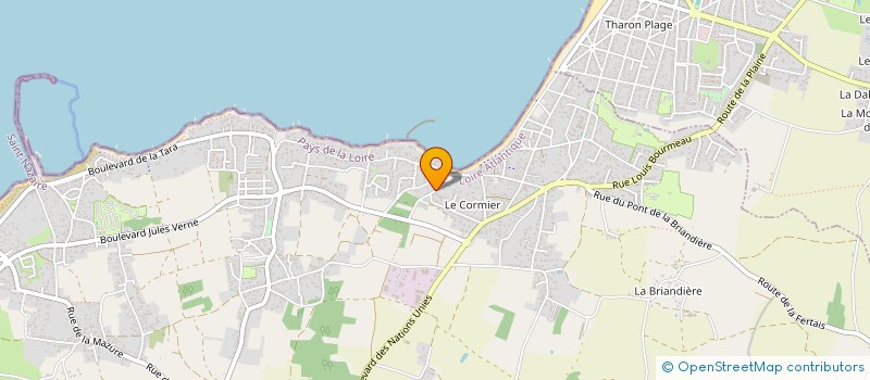 localisation de l'entreprise MADAME RENEE BAYLE à LA PLAINE-SUR-MER
