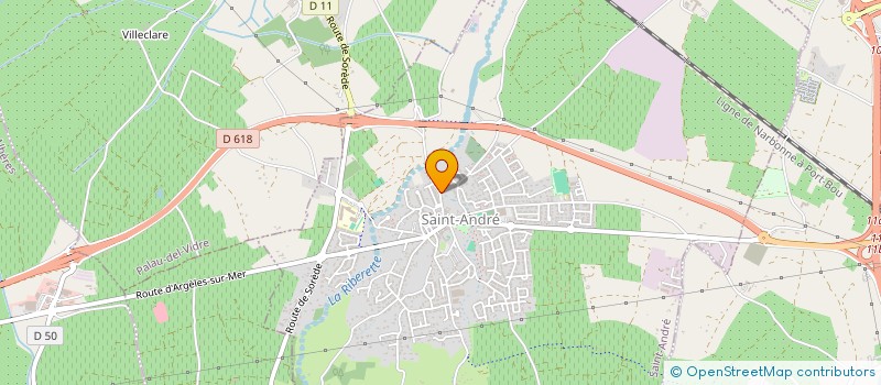 localisation de l'entreprise MADAME RENEE BERNADAS  SAINT-ANDRE