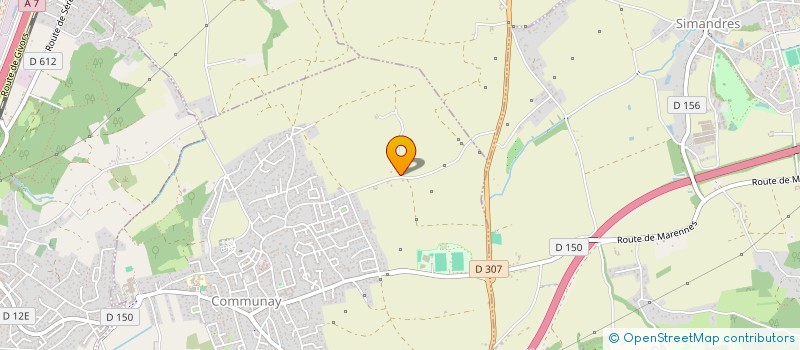 localisation de l'entreprise MADAME RENEE BERTHET  COMMUNAY