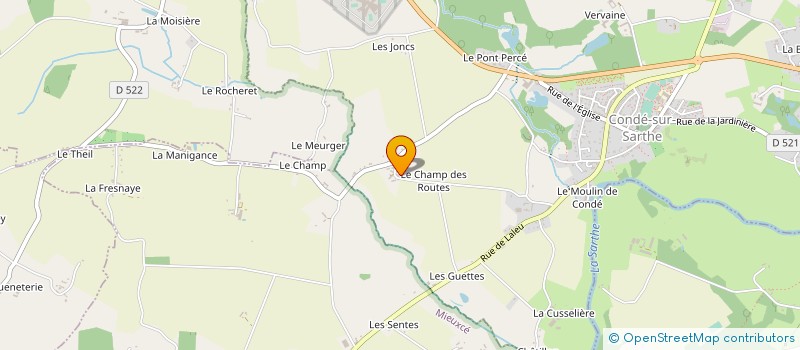 localisation de l'entreprise MADAME RENEE BESGNARD à CONDE SUR SARTHE