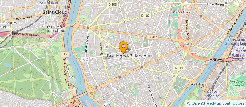 localisation de l'entreprise MADAME RENEE BILLOT à BOULOGNE-BILLANCOURT