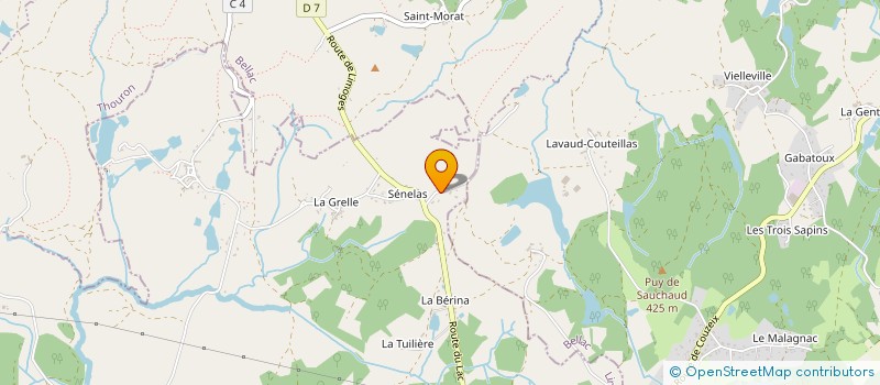 localisation de l'entreprise MADAME RENEE BLANCHETON à SAINT-JOUVENT