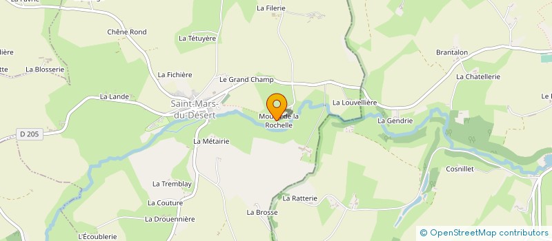 localisation de l'entreprise MADAME RENEE BOSSAERT à SAINT-MARS-DU-DESERT