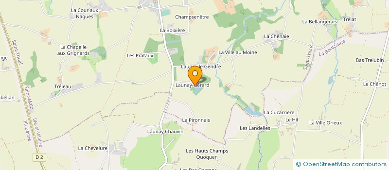 localisation de l'entreprise MADAME RENEE BOULANGER  TINTENIAC