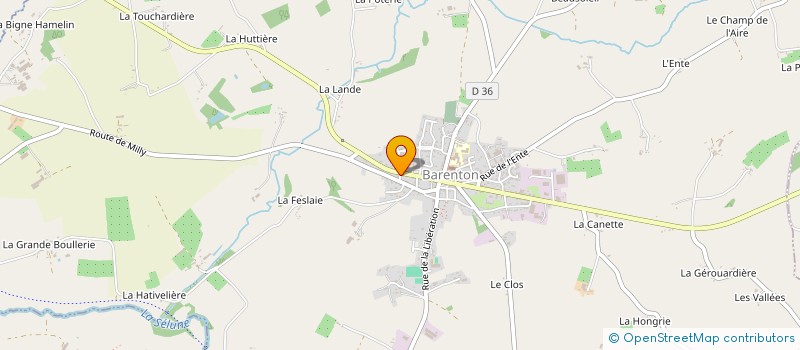 localisation de l'entreprise MADAME RENEE BOULET  SAINT-CYR-DU-BAILLEUL