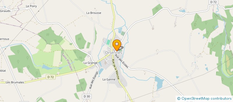 localisation de l'entreprise MADAME RENEE BOURLON à ORSENNES