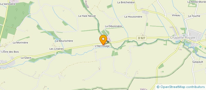 localisation de l'entreprise MADAME RENEE BRETEAU  CHAPELLE-GUILLAUME