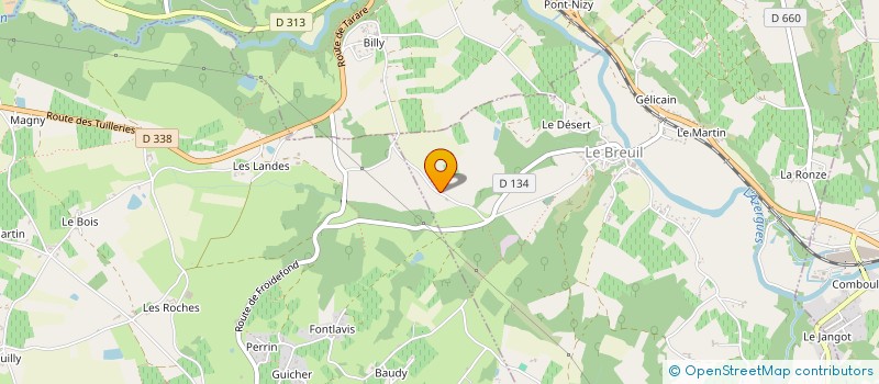 localisation de l'entreprise MADAME RENEE BRULAS à LE BREUIL