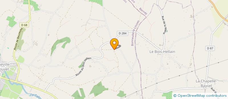 localisation de l'entreprise MADAME RENEE BUCAILLE  BONNEVILLE-LA-LOUVET