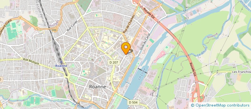 localisation de l'entreprise MADAME RENEE BURNICHON  ROANNE