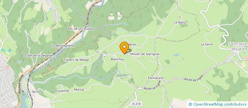 localisation de l'entreprise MADAME RENEE CALMEL  LUNAN