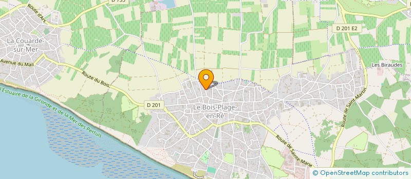 localisation de l'entreprise MADAME RENEE CALMETTE  LE BOIS-PLAGE-EN-RE