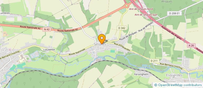 localisation de l'entreprise MADAME RENEE CARPENTIER  SETQUES