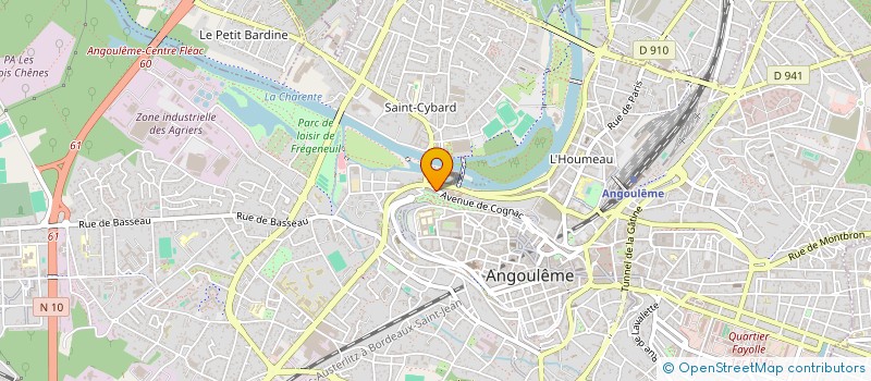 localisation de l'entreprise MADAME RENEE CARTEAUD à ANGOULEME