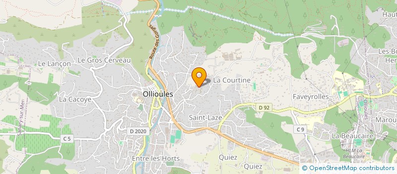 localisation de l'entreprise MADAME RENEE CASALINI  OLLIOULES