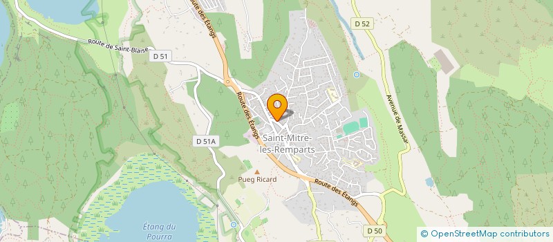 localisation de l'entreprise MADAME RENEE CHABRAN  SAINT-MITRE-LES-REMPARTS