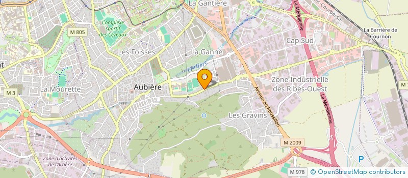 localisation de l'entreprise MADAME RENEE CHAIN MILLET  AUBIERE