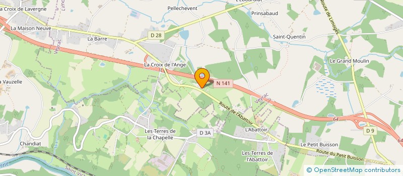 localisation de l'entreprise MADAME RENEE CHANTEGROS  VEYRAC