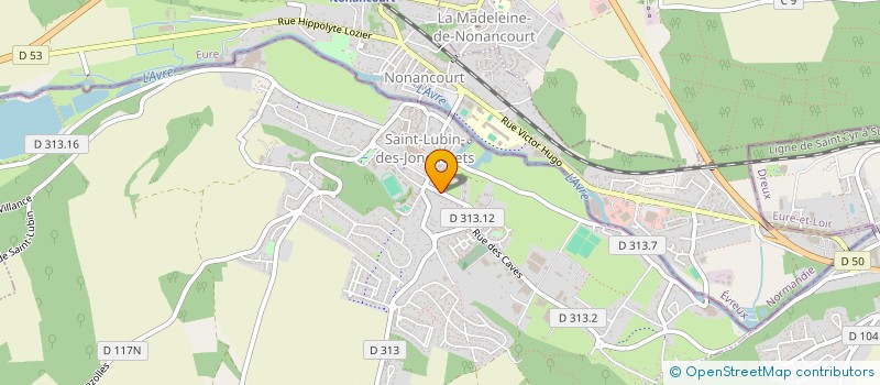 localisation de l'entreprise MADAME RENEE CHARCONNET à SAINT-LUBIN-DES-JONCHERETS