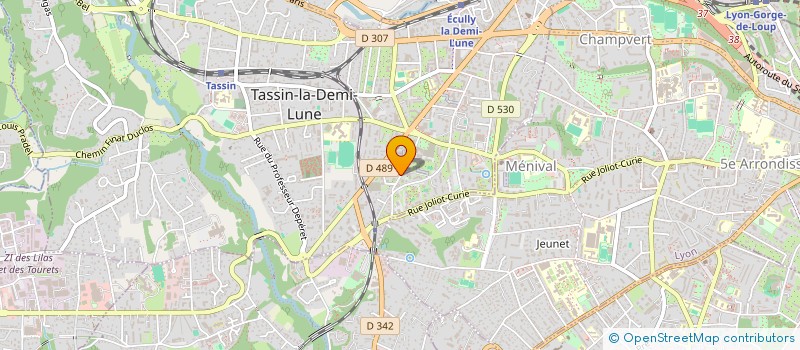 localisation de l'entreprise MADAME RENEE CHERCUITTE  TASSIN-LA-DEMI-LUNE