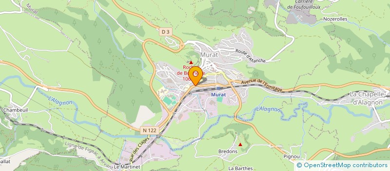 localisation de l'entreprise MADAME RENEE CHISSAC à MURAT