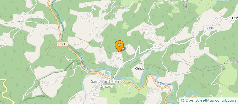 localisation de l'entreprise MADAME RENEE CLAIR  NOZIERES