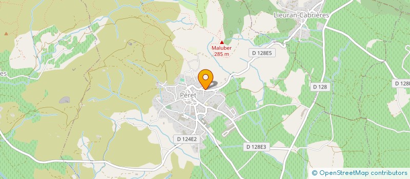 localisation de l'entreprise MADAME RENEE-CLAUDE BETIER  PERET