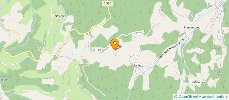 localisation de l'entreprise MADAME RENEE CLAUZE  FERRUSSAC