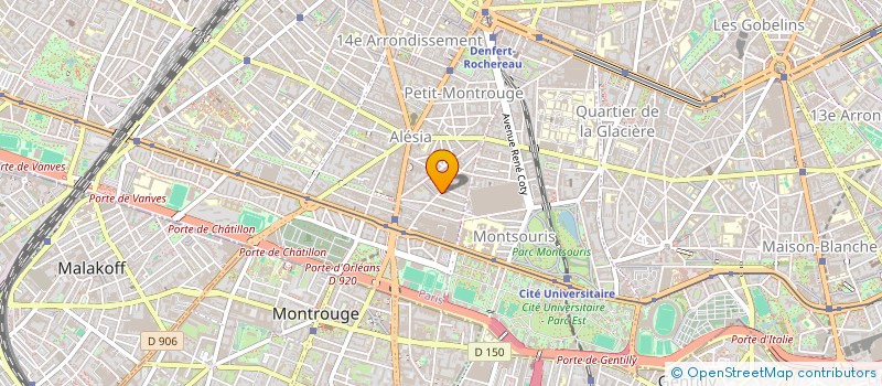 localisation de l'entreprise MADAME RENEE CLERMONT  PARIS