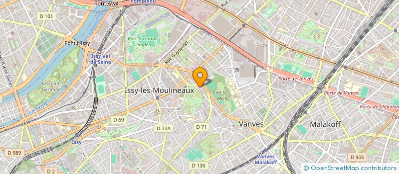 localisation de l'entreprise MADAME RENEE COMBAL à ISSY-LES-MOULINEAUX