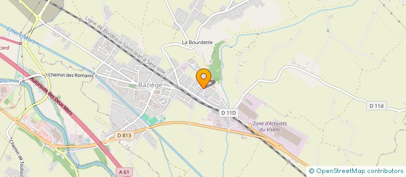 localisation de l'entreprise MADAME RENEE CONSTANT à BAZIEGE