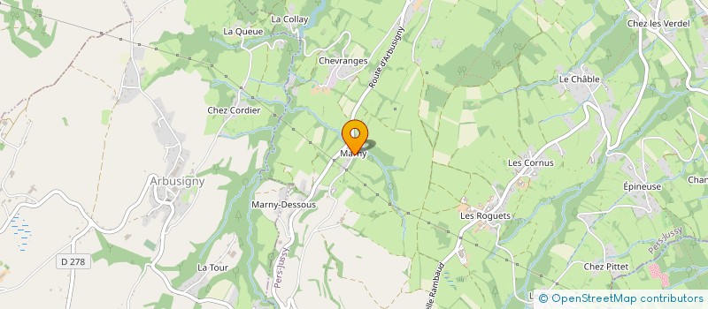 localisation de l'entreprise MADAME RENEE CONSTANTIN  PERS-JUSSY